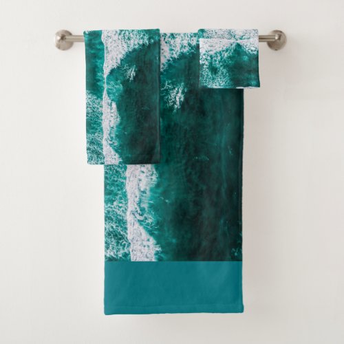 Waves Bath Towel Set