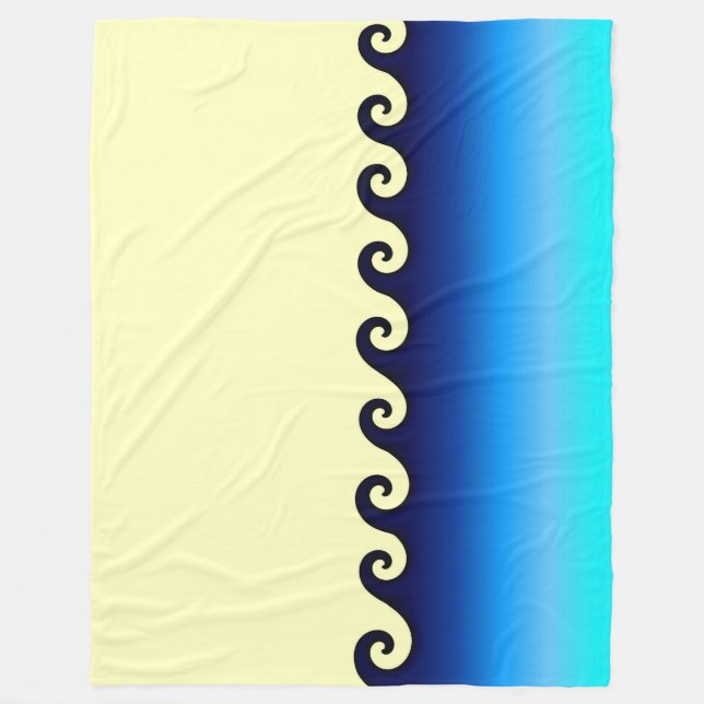Waves Blanket 60"x80" (Front)