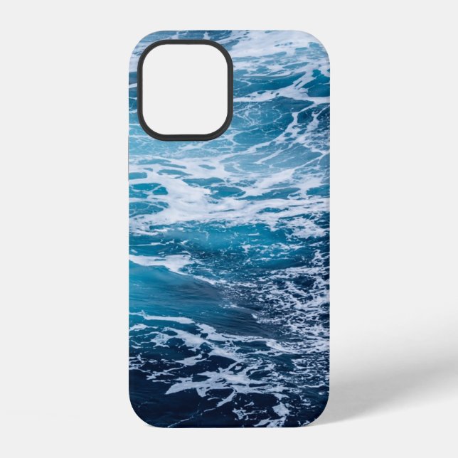 Waves Blue Ocean Summer Beach Iphone Case (Back)