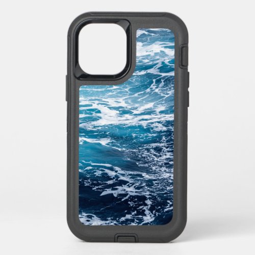 Waves Blue Ocean Summer Beach OtterBox Defender iPhone 12 Case