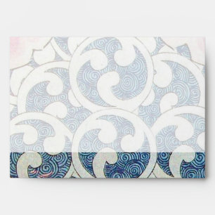 WAVES ,blue pink Envelope