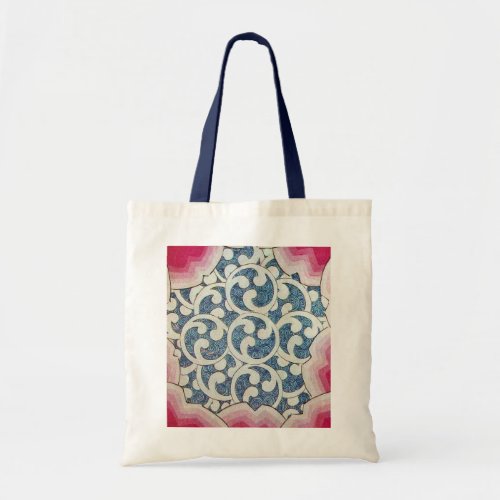 WAVESblue yellow Tote Bag