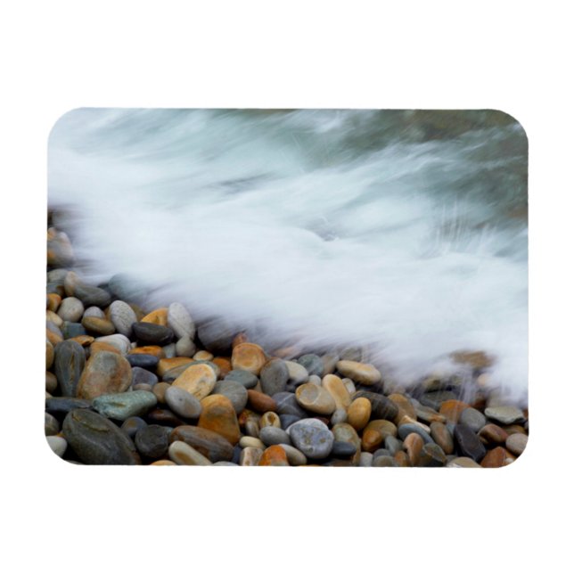 Waves Breaking Onto Pebbles, Tsitsikamma Magnet (Horizontal)