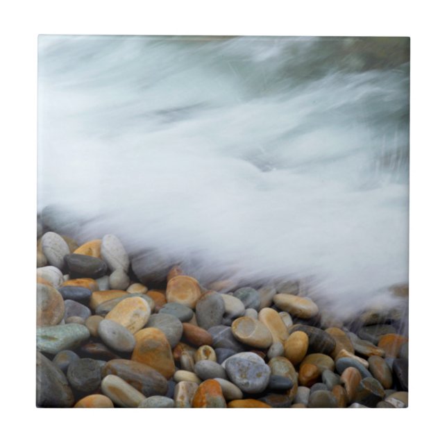 Waves Breaking Onto Pebbles, Tsitsikamma Tile (Front)