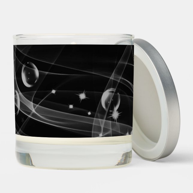 Waves & Bubbles - Grey Scented Candle (Lid)