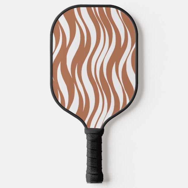 Waves - Copper Terracotta Pickleball Paddle (Front)