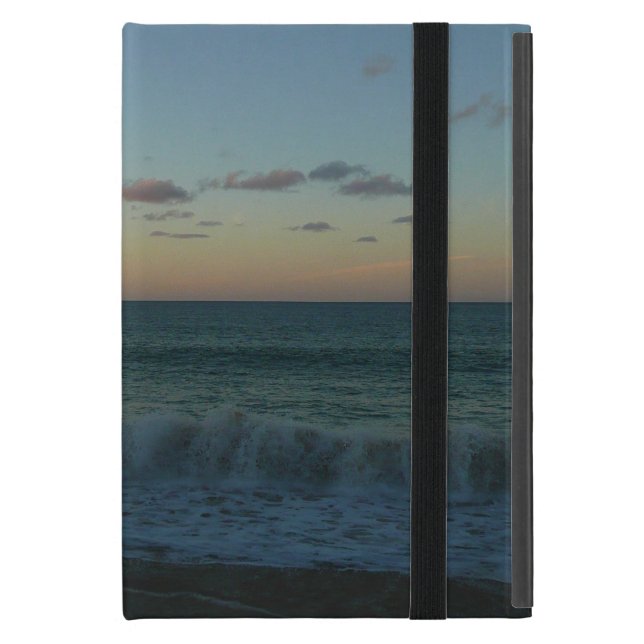 Waves Crashing at Sunset Beach Landscape Case For iPad Mini (Front Closed)