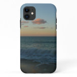 Waves Crashing at Sunset Beach Landscape iPhone 11 Case