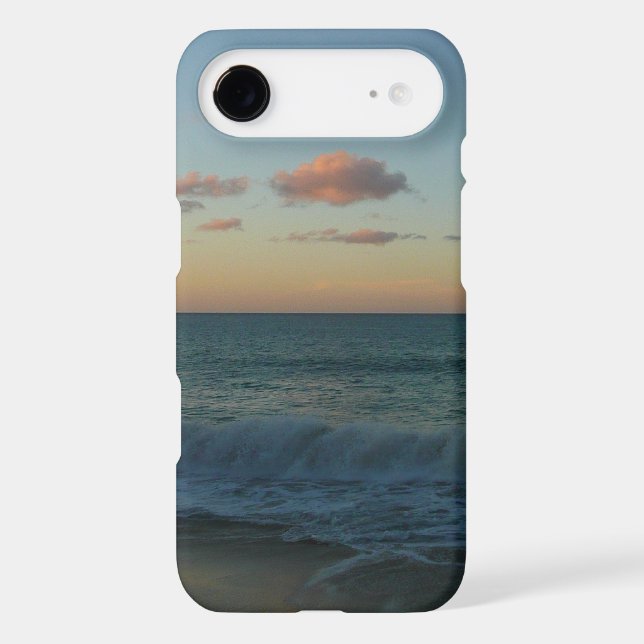 Waves Crashing at Sunset Beach Landscape Case-Mate iPhone Case (Back)