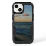 Waves Crashing at Sunset Beach Landscape OtterBox iPhone 14 Case