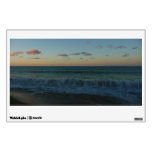 Waves Crashing at Sunset Beach Landscape Wall Decal