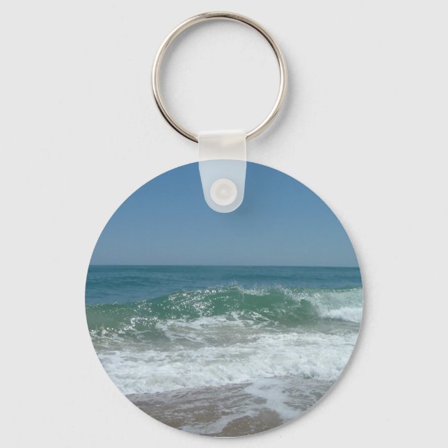 Waves Crashing Keychain (Front)