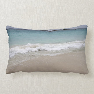 Waves Crashing on Beach Lumbar Pillow
