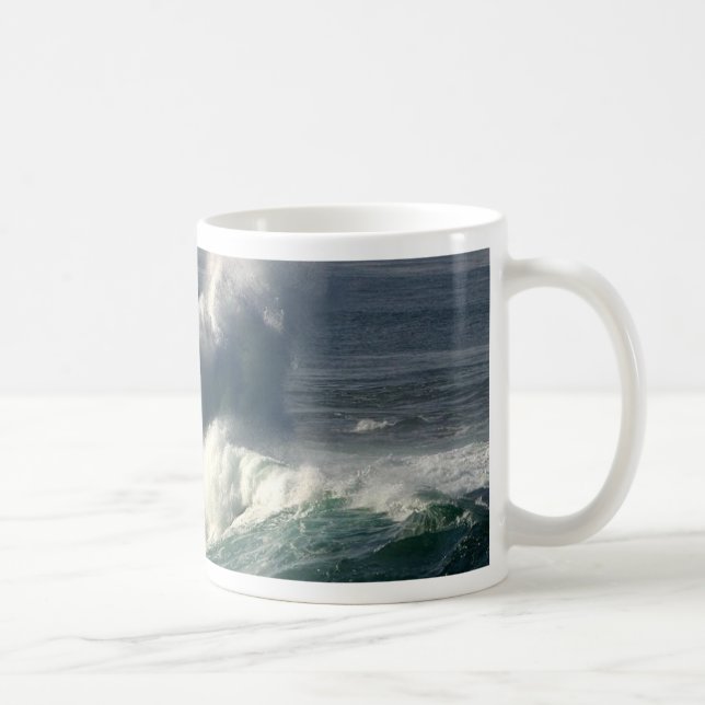Waves Crashing Seals La Jolla Coffee Mug (Right)
