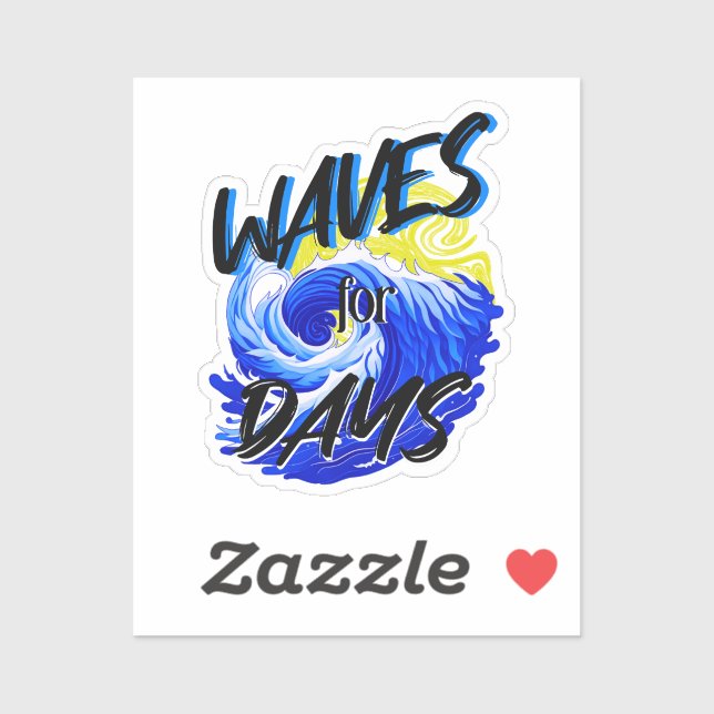 Waves For Days, Beach Life, Ocean Lover Art Sticker (Sheet)
