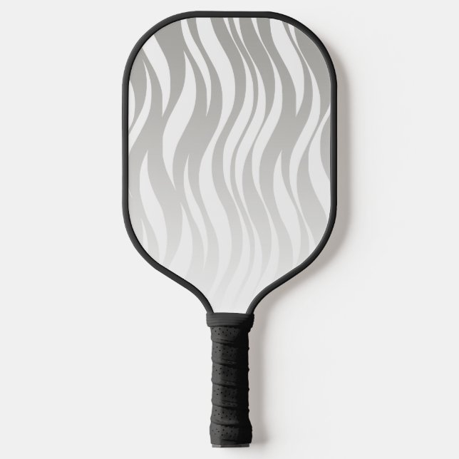 Waves - Greige Gradient Pickleball Paddle (Front)