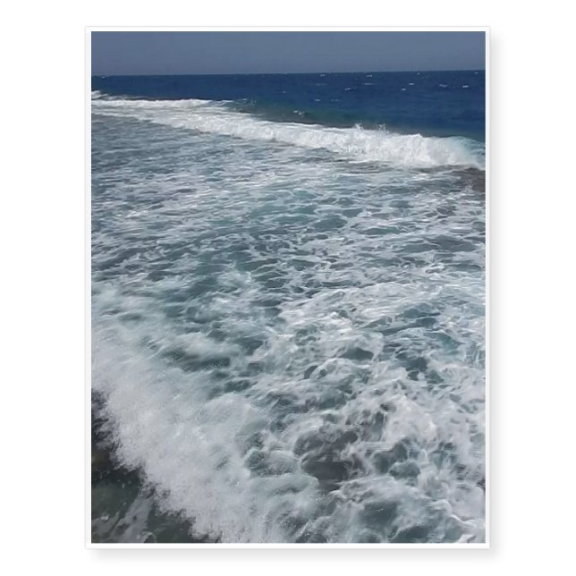 waves (I) Temporary Tattoos (Front)