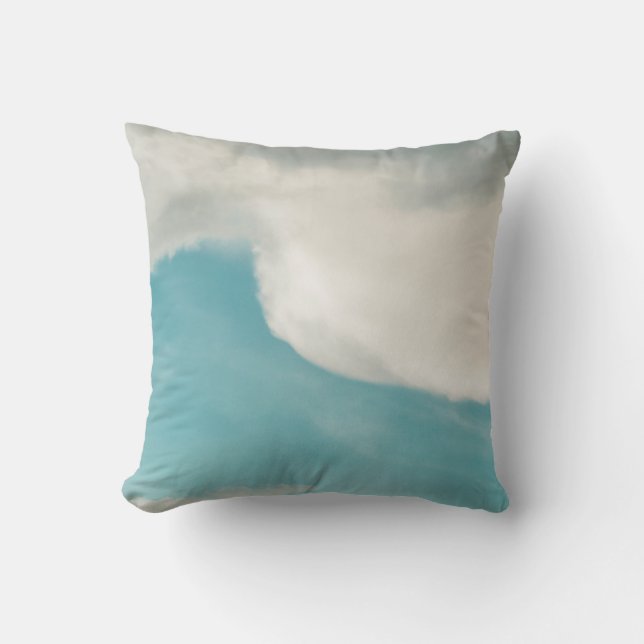 waves in all ways throw pillow (Front)