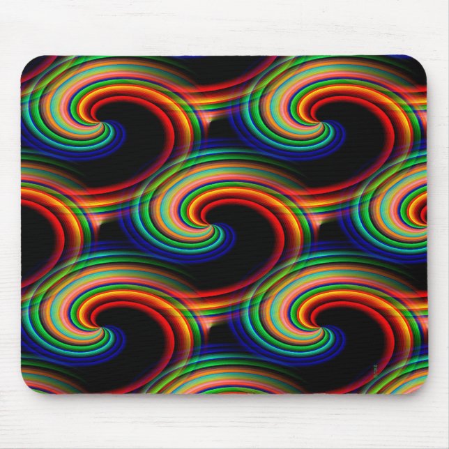Waves in colors.... mouse pad (Front)