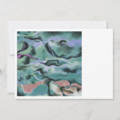 Waves In Harmony Acrylic Marbleizing Abstract Art (Back)