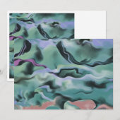 Waves In Harmony Acrylic Marbleizing Abstract Art (Front/Back)