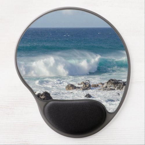 Waves In Maui Hawaii Landscape Photography Gel Mouse Pad