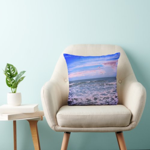 Waves in Motion  Throw Pillow