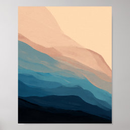 Waves In Texture - Strands Beach Landscape Poster