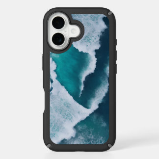 waves in the middle of the sea iPhone 16 case