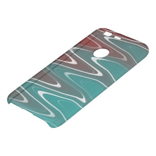 Waves in white uncommon google pixel case