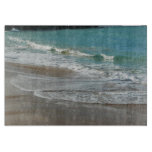 Waves Lapping on the Beach Turquoise Blue Ocean Cutting Board