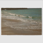 Waves Lapping on the Beach Turquoise Blue Ocean Fiber Doormat