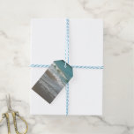 Waves Lapping on the Beach Turquoise Blue Ocean Gift Tags