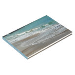 Waves Lapping on the Beach Turquoise Blue Ocean Guest Book