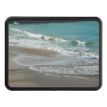 Waves Lapping on the Beach Turquoise Blue Ocean Hitch Cover