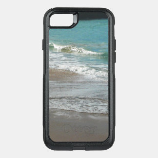 Waves Lapping on the Beach Turquoise Blue Ocean OtterBox Commuter iPhone SE/8/7 Case