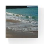 Waves Lapping on the Beach Turquoise Blue Ocean Paperweight
