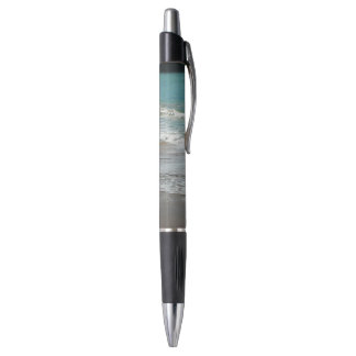 Waves Lapping on the Beach Turquoise Blue Ocean Pen