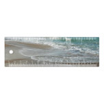 Waves Lapping on the Beach Turquoise Blue Ocean Ruler