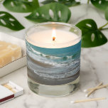 Waves Lapping on the Beach Turquoise Blue Ocean Scented Candle