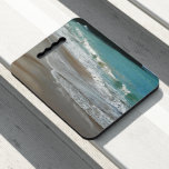 Waves Lapping on the Beach Turquoise Blue Ocean Seat Cushion
