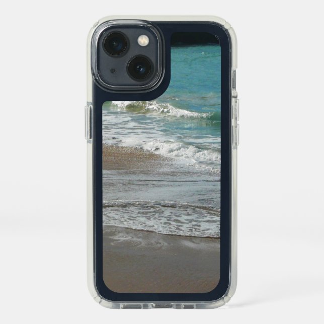 Waves Lapping on the Beach Turquoise Blue Ocean Speck iPhone 13 Case (Front)