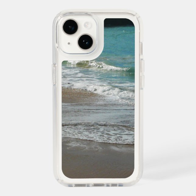 Waves Lapping on the Beach Turquoise Blue Ocean Speck iPhone Case (Front)