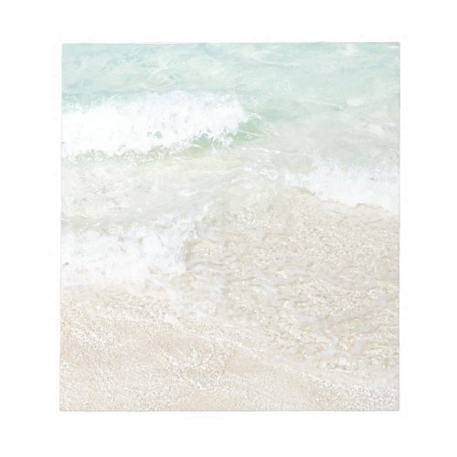 Waves Lapping the Shore Background Notepad