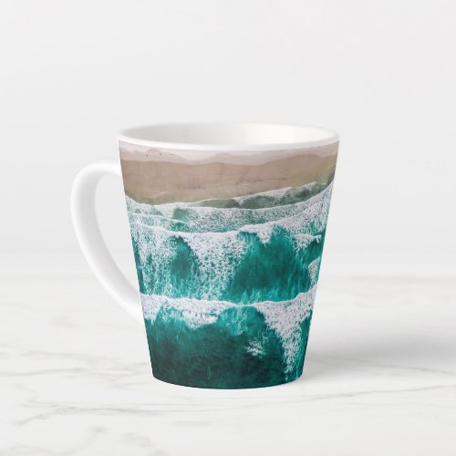 Waves Latte Mug