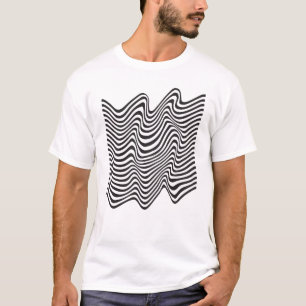 waves lines design T-Shirt