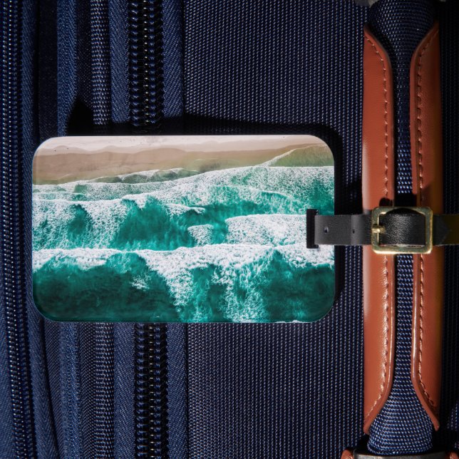 Waves Luggage Tag (Front Insitu 4)