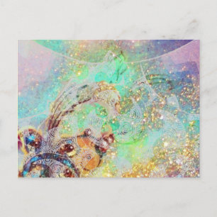 WAVES / MAGIC BUTTERFLY PLANT POSTCARD