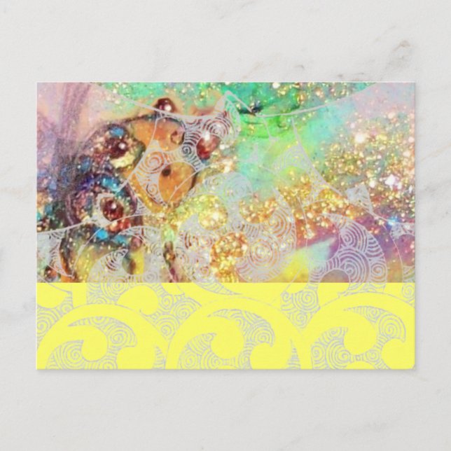 WAVES / MAGIC BUTTERFLY PLANT POSTCARD (Front)