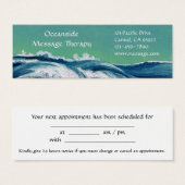 Waves Mini Business & Appointment Card (Front & Back)